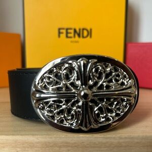 🚨SOLD‼️Chrome Hearts Oval Cross Belt